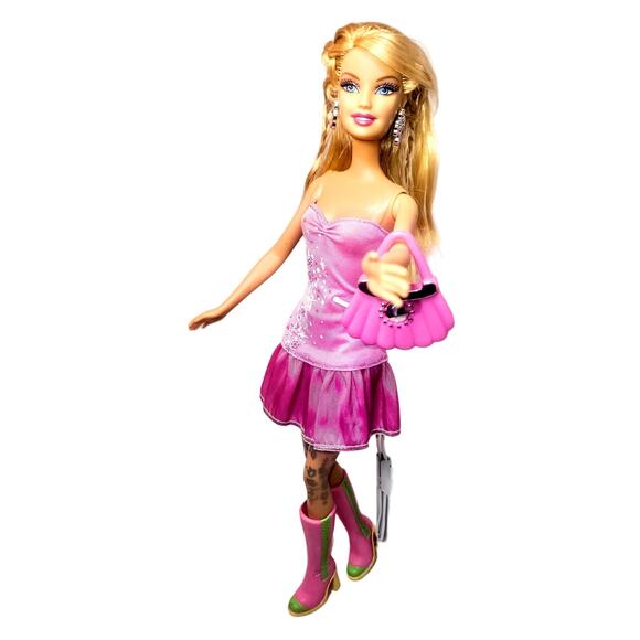 H2O Design Studio Barbie ReDressed With Rock & Roll Silver Rose Tattoo Legs - Picture 1 of 13